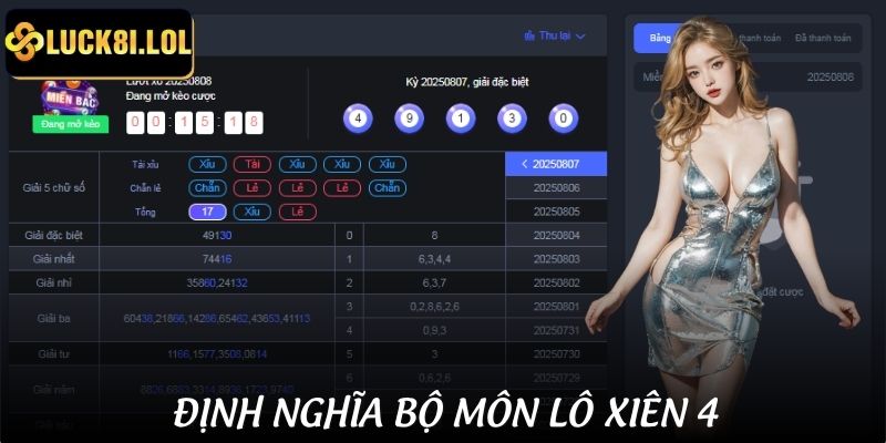 Khái niệm cách chơi lô xiên 4